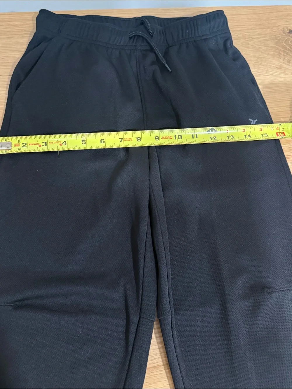 Boys Old Navy Black Athletic Go Dry Cool Jogger Pants-Size Large